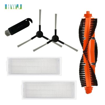 China Washable And Reusable Hepa Filter Roller Brush Side Sweep Mop Cloth Accessories Kit For Xiaomi Viomi STYJ02YM V2 Robot V3 Sweeper for sale