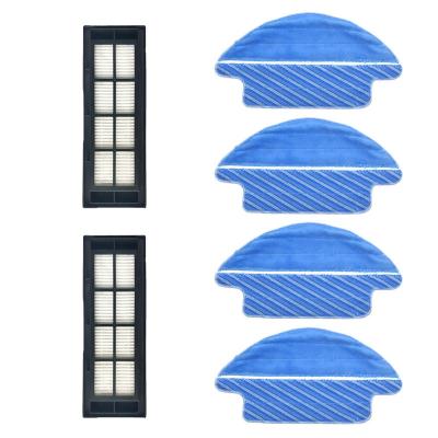 China Washable and Reusable Hepa Filter Accessories Kit For Conga Mop Cloth 3090 Robot Vacuum Cleaner Spare Parts for sale