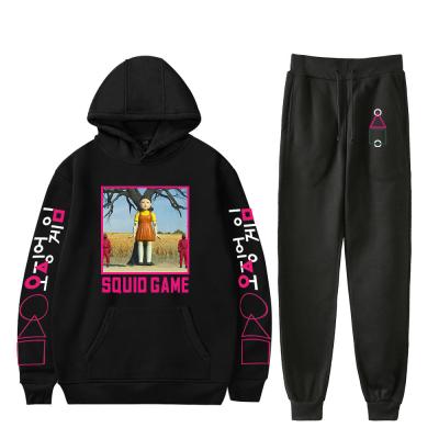 China Breathable Squid Game Cosplay Men Tracksuit And Clothes 2021 Plus Size Popular Game Hoodie Women's Clothing Wholesale Squid Squid Game Costume for sale