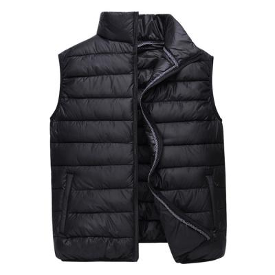 China Wholesale Oversized Men's Warm Bomber Coat Down Jacket Breathable Winter Vest for sale