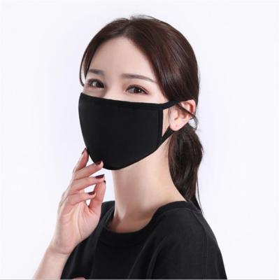 China 2020 Wholesale Paper Facemask Fashionable Cotton Facemask Cycling Mascarilla Washable Cotton Black Facemask for sale