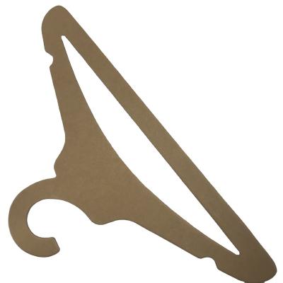 China Household Eco Friendly Recyclable Paper Pulp Thick Or Thin Customize Cardboard Cloth Biodegradable Paper Coat Hanger for sale