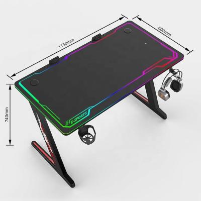 China Adjustable Professional Gaming Club Desk Table Computer Argb Game Board (Other) for sale