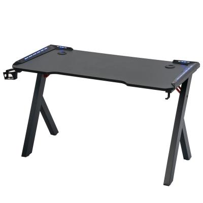 China (Other)Wholesale Adjustable Hot Selling Black Game Table Furniture Computer Desk Game Table for sale