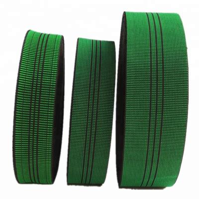 China PP Elastic Webbing Elastic Webbing For Sofa Furnitures Tying Flat Outdoor Furniture Wholesale Belt For Sofa for sale