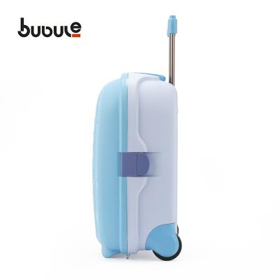 China High quality BUBULE travel cute cheap rideable children's small suitcases box on wheels for sale