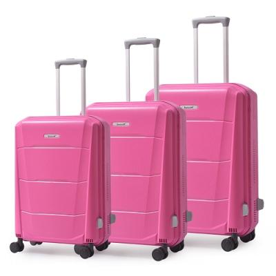 China PP BUBULE fray luggage sets bag suitcases trolley Scratchproof suitcases made in china for sale