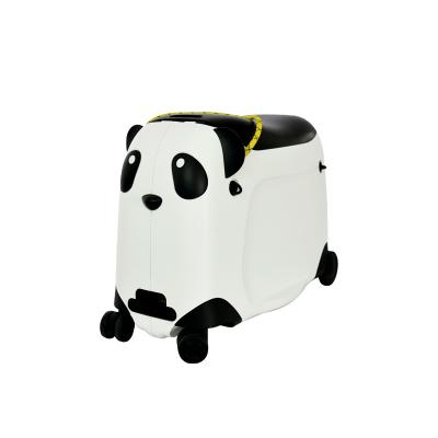 China Cheap Kids Panda Suitcase Bottom Mounts Travel BUBULE Kids Hand Luggage Filter Tops For Kids Travel for sale