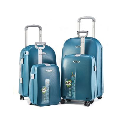 China 2019 Travel Bottom Fashionable Style PP Suitcase Custom Trolley 4Pcs Luggage Sets for sale