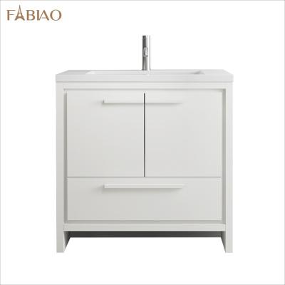 China Modern Vanity Cabinets Fabiao New Economic Bathroom Vanity Cabinets Modern Design For Apartment Bathroom Furniture for sale