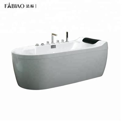 China New Design SPA Whirlpool Whirlpool Bathtub Jet Massage Bathtub Acrylic Skirted Bathtub (Left Skirted) Free Standing Corner Double Side Bathroom for sale