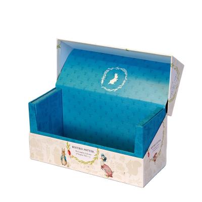 China Luxury Recycled Book Paper Material Design Cartoon Storage Box Beautiful Book Gift Box Custom Fashion Decorative New Modern Packing Box for sale