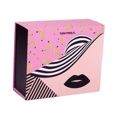 China Recycled Cardboard Materials Cardboard Gift Box Materials Foldable Rigid Luxury Cosmetic Makeup Cosmetic Packaging Flip Top Magnetic Box Custom Printing Box for sale