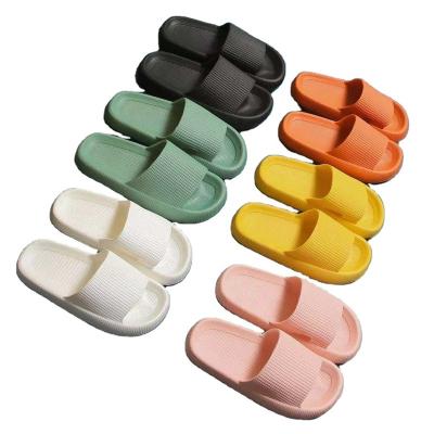 China New Fashion Trend Design Women EVA Slipper Foam Shoes 4cm Beach Marshmallow Slippers Non-slip Soft Home Goods Wholesale One Piece for sale