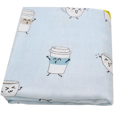 China European and American Style 100% Unicorn Design Newborn Baby Blanket Muslin Bamboo Wraps for sale