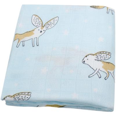 China Anti-pilling 100% Bamboo Muslin Baby Wrap Blanket Bamboo Wraps Infant Wrap for sale