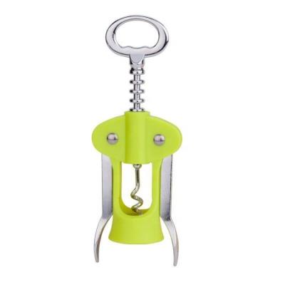 China Viable 2 Colors Wings High Quality Plastic Tier Pocket Server Beer Wine Promotional Corkscrew for sale