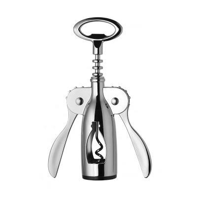 China Viable High Quality Stainless Steel Wing Corkscrew Red Wine Beer Joke Opener Wing Corkscrew Bottle Opener for sale