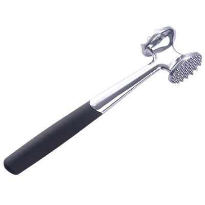 China Creative Kitchen Zinc Alloy Instrument Hammer Home Kitchen Customized Meat Meat Steak Hammer for sale