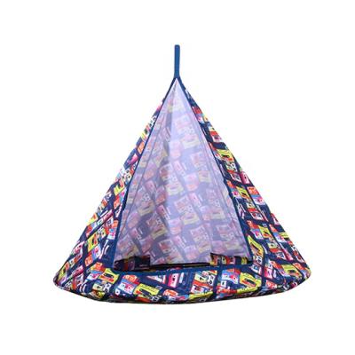 China Durable Indoor Outdoor Windproof Hammock Round Hanging Gearup Pod Chair Outdoor Hammock With Cushion for sale