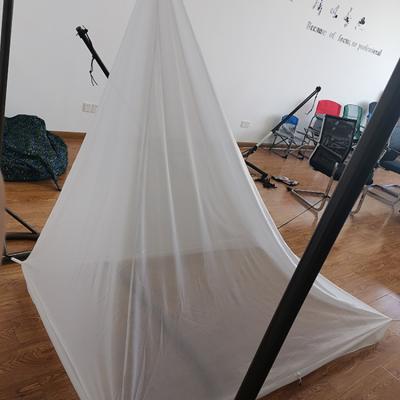 China 100% Outdoor Folding Polyester Mesh Mosquito Camping Net Hammock Insect Net Hammock With Mosquito Net for sale