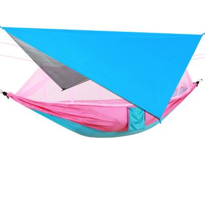 China Durable Waterproof Camping Tarp Fly Tarp Tarp Hammock Mosquito Net And Rain Fly for sale