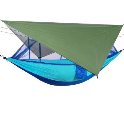 China Durable Customized Color Promotion Hammock Rain Fly Tent Tarp Beach Tents Shelters Sun for sale