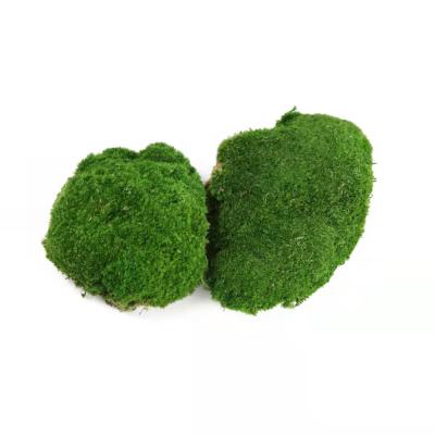 China Home Decoration China Factory Moss Ball Stone For Home Artificial Garden Decorative Grass Ball for sale