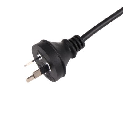 China Home Appliance Australian SAA Approval Three Pins AC Power Cord For C13 C7 C5 , Computer Power Cord for sale