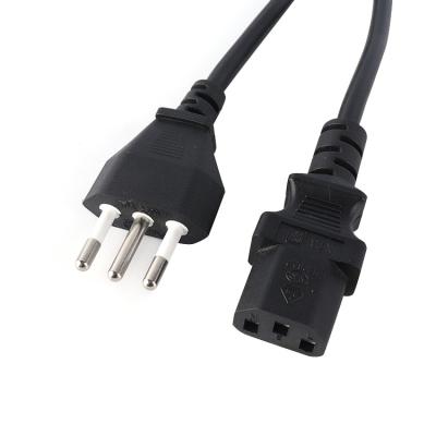 China IEC60320 C13 IMQ Italy 3 Pin Home Appliance AC Power Cord , Power Supply Cord for sale