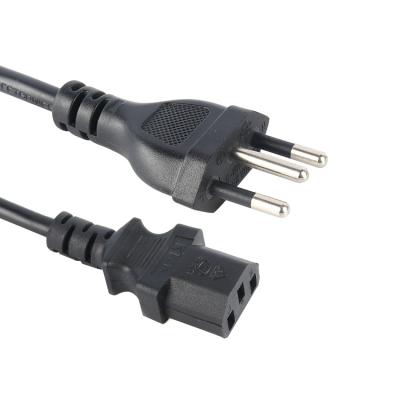 China White COMPUTER Brazil Plug To IEC C13 AC Power Cord For Computer for sale