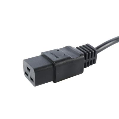 China Construction 3 Pin Power Cord For Wholesale Price Electric Welding Machine C19 Black Electric Appliances Power Cable Multi Types for sale