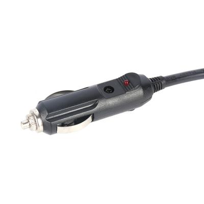 China Lighter 12V Car Male Plug Cigarette Adapter Power Supply Cord With DC Barrel Plug for sale