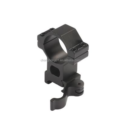 China Metal Rings 30mm QD Quick Release Windage and Elevation Scope Mount 20mm Steel Weaver Picatinny Rail for sale