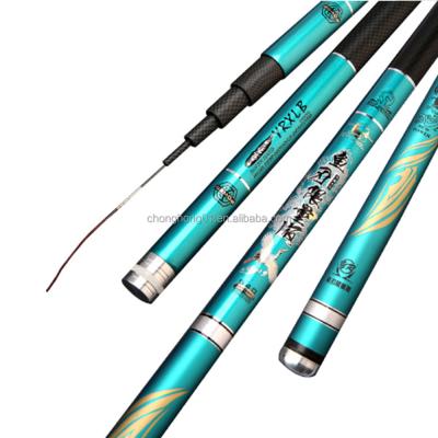 China 28 Carbon Steel Rig Hard-Tuned Fishing Rod 3.6m 4.5m 5.4m 6.3m 7.2m Long Section Fishing Rod Lightweight Hard Rod tomorrow for sale