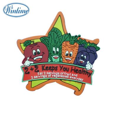 China Shape Promotion 3d PVC Fridge Magnet for sale