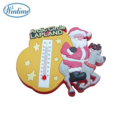 China 3d Fridge Magnet Animal Soft Rubber Clip With Thermometer for sale