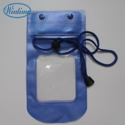 China OEM/ODM Waterproof Waterproof Drawstring PVC Mobile Pocket Cell Phone Bag for sale