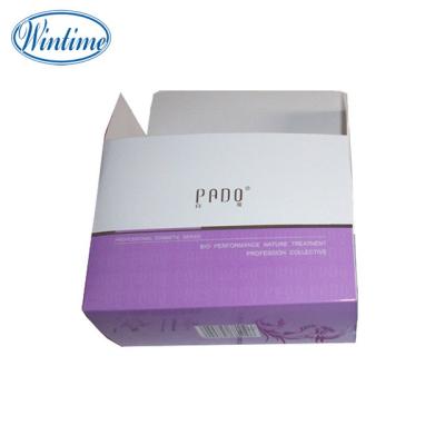 China Disposable Custom Logo Printing Paper Box For Cosmetic Package for sale