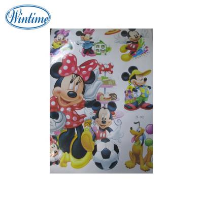 China Cartoon Sticker Shape Custom Holiday Pearl Film Decorative Sticker for sale