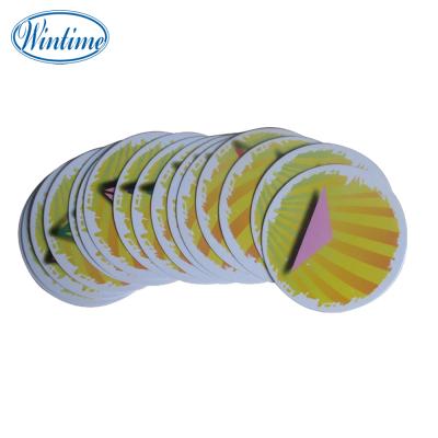 China Sustainable Promotion Tissue 10cm Paper Coaster for sale