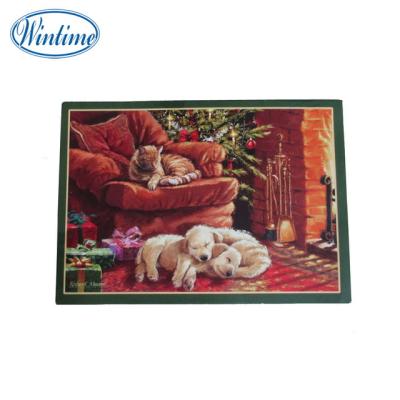 China Imitation Paper Greeting Card Best Christmas Gifts Antique Promotion Greeting Card for sale