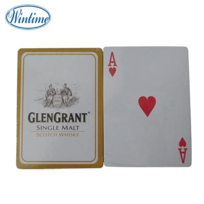 China Paper Non Woven Fabric Racing Waterproof PVC Plastic Playing Cards for sale