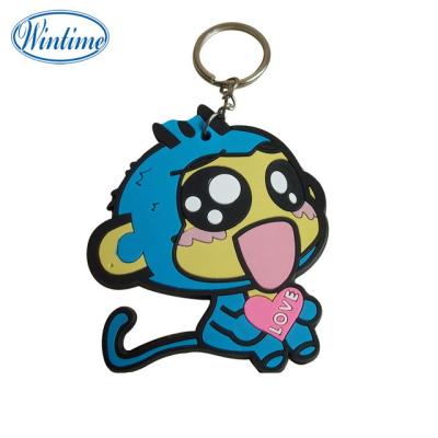 China Plastic Promotion Custom Design 3d PVC Soft Key Chain for sale