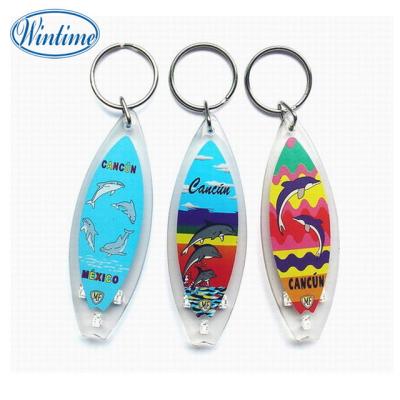 China Custom Acrylic Plastic Photo Frame Promotion Key Chain for sale