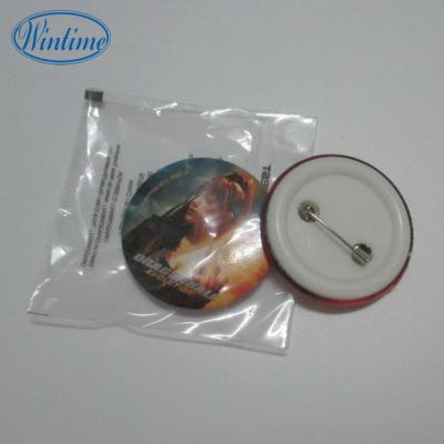 China Plastic Promotion Button Badges Nickel Free for sale