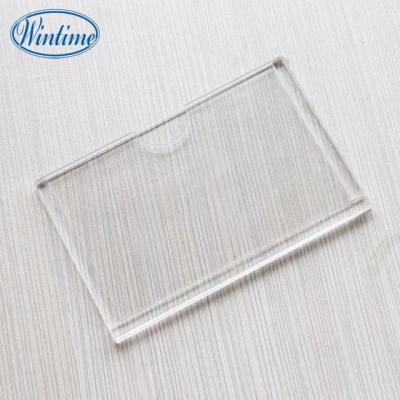 China Plastic Custom Size Clear Acrylic Card Holder for sale