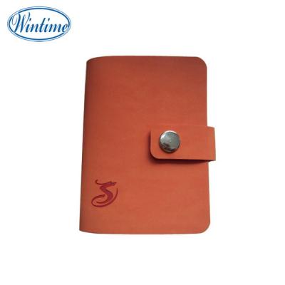 China Fashion Embossed Printing Leather Business Card Holder for sale