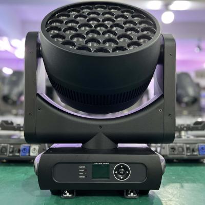 China Stage make in high quality china rgbw 4in1led party wash zoom 37*25w moving head stage lights for club for sale