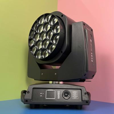 China Stage 2022 hot sale k10 zoom led rgb moving head stage lights 19*15w event decoration wash lighting for sale